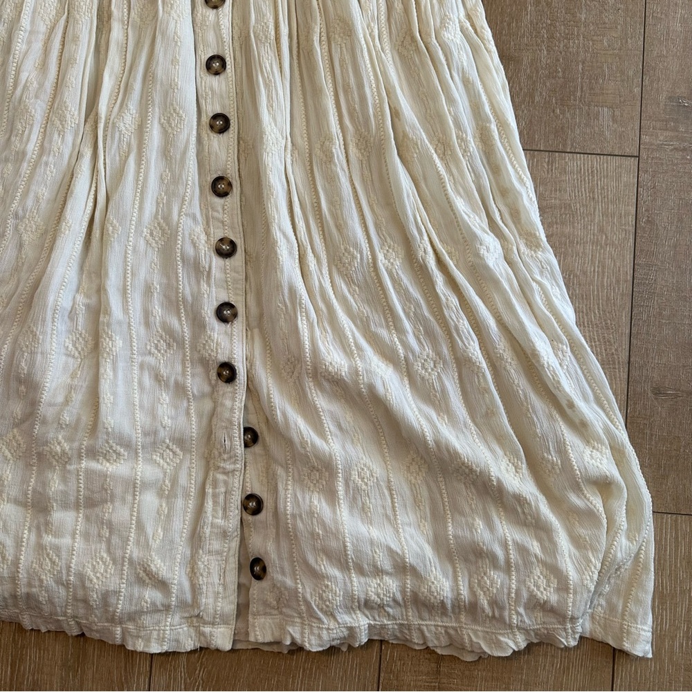 Free People Diamond Head Button-Down Dress M - Picture 3 of 4